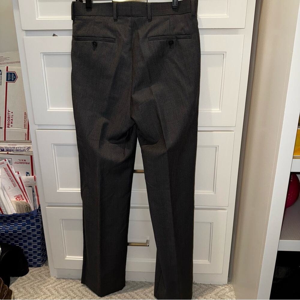 Pronto Uomo The Men's Warehouse Modern Fit Wool Blend Suit Charcoal Gray 36R - Picture 15 of 16